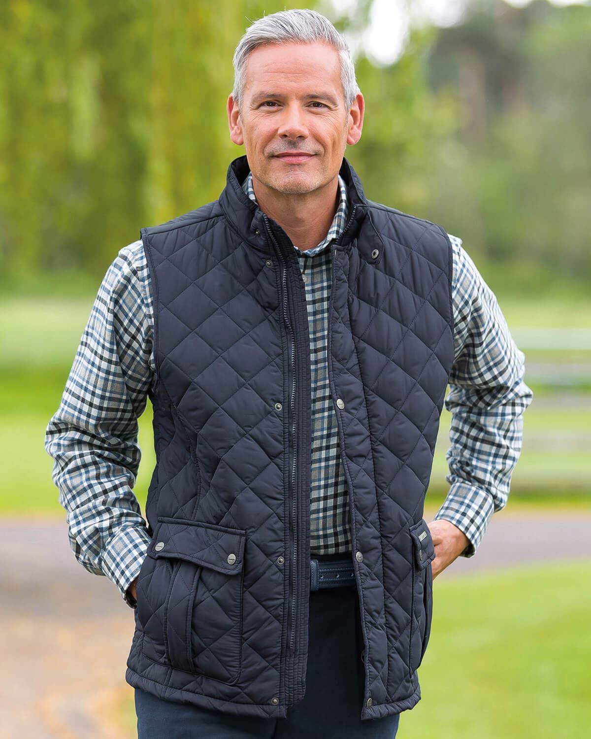 Quilted gilet mens 2025